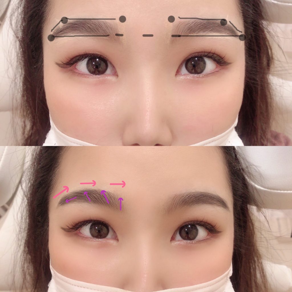 眉毛で重要な眉頭！理想の位置は？どう整えたらいいの⁈よくある質問お答えします★ 奈良・京都・大阪の美容室 ハピネス